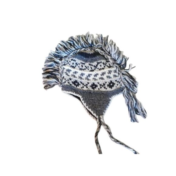 Cheveux Wool Mohawk Style Lined Warm Winter Hat New - Picture 1 of 1